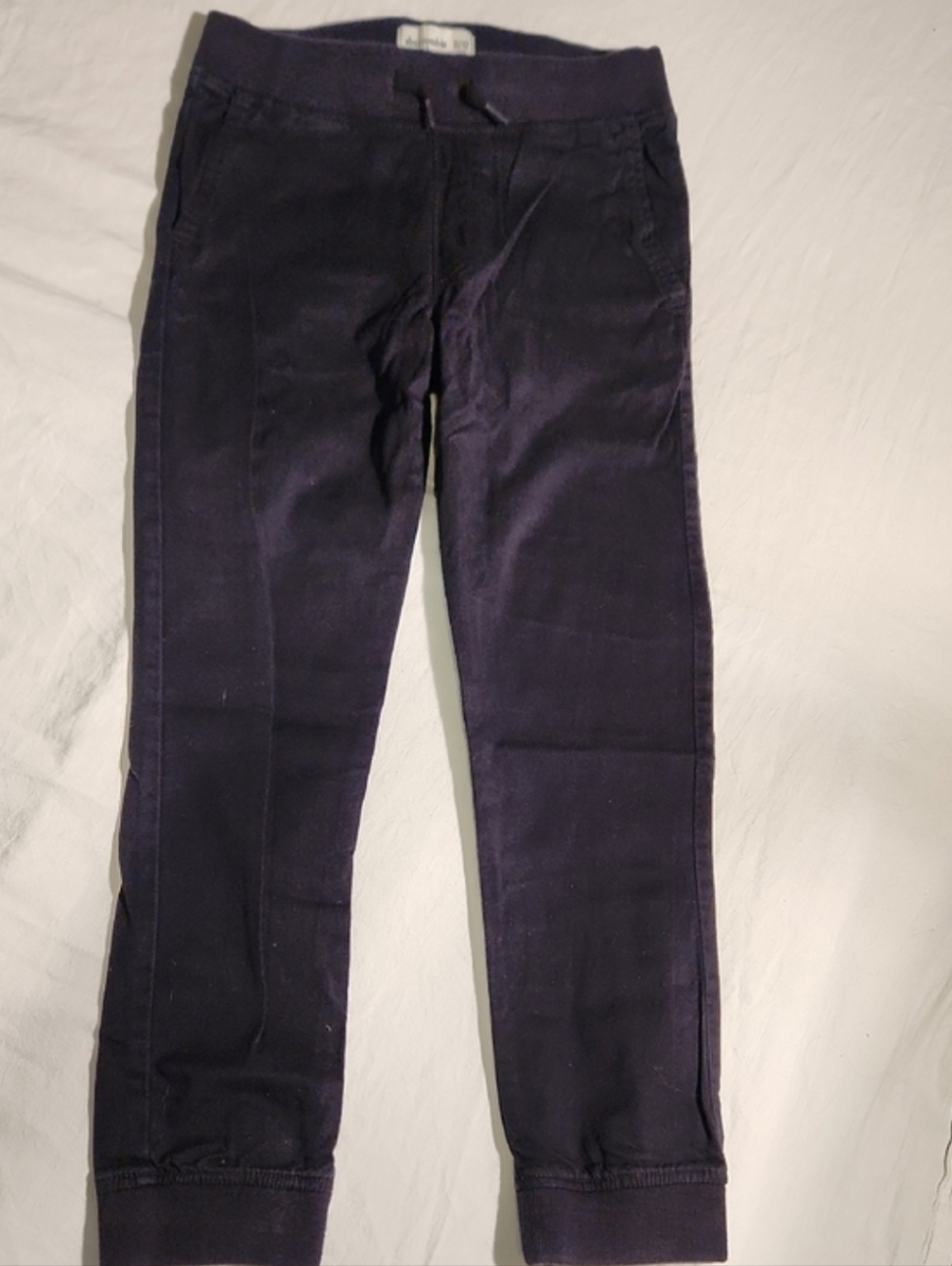 Abercrombie Kids twill jogger Beach length (3/4) True Black Adjustable Waist
